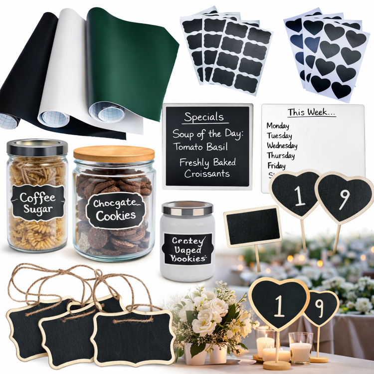 Chalkboard Stickers & Signs