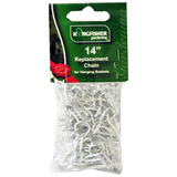 10 x Hanging Basket Chain Replacements Easy Fit Garden Spare Metal Hanger Hook