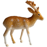 6pc Reindeer Cake Topper Set Christmas Yule Log Mini Festive Winter Decoration