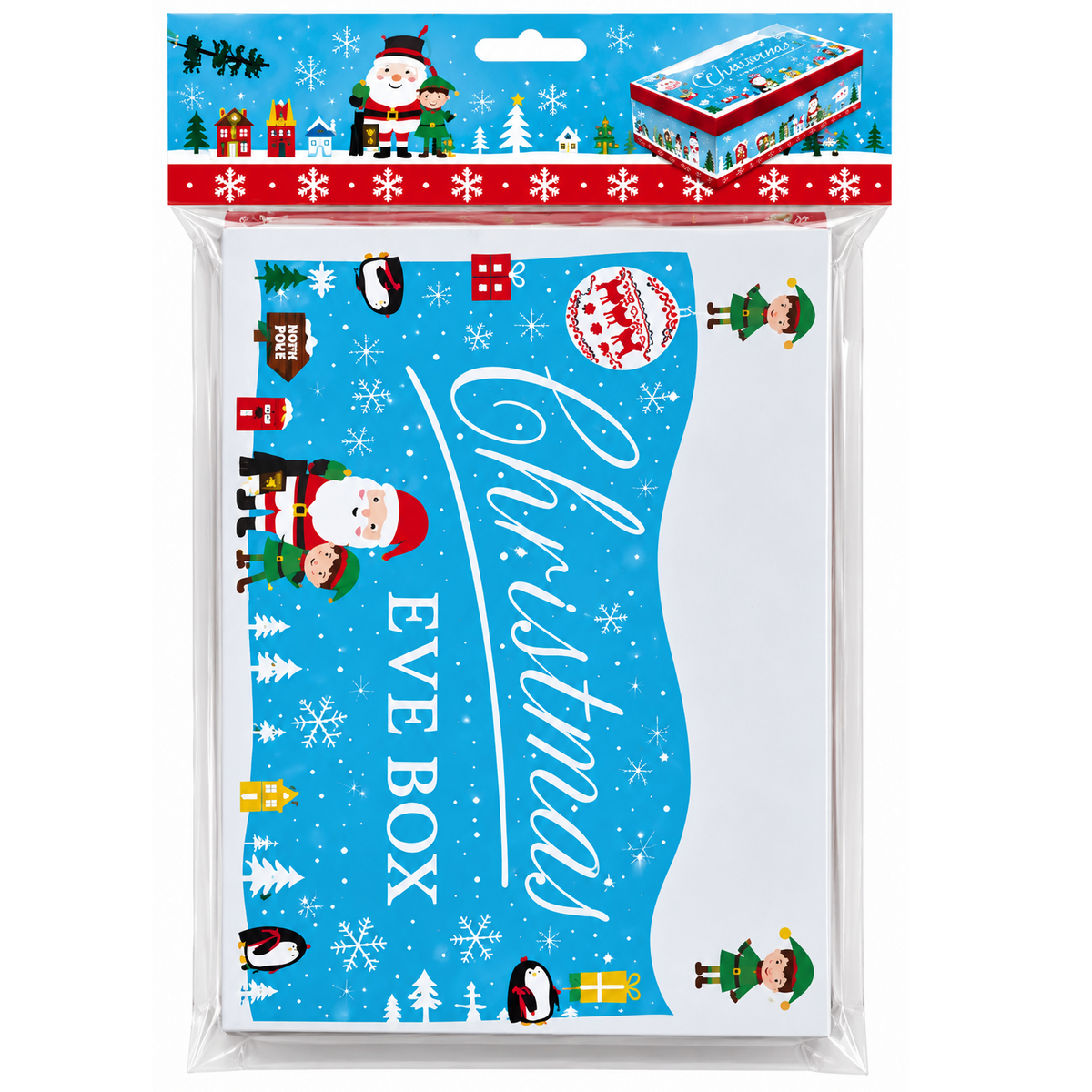 Christmas Eve Boxes Xmas Gift Box Empty Festive Hamper Kids Treats 1-12 Packs