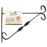 10" Hanging Basket Brackets Pack of 1 Metal Wall Mount Garden Plant Hangers