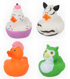 12x Rubber Duck Bath Toys Kids Party Gift Raffle Prize Animal Themed Decoration