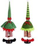 Christmas Table Decoration Bottle Covers Xmas Tree Topper Wine Gin Pub Bar Gift