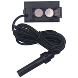 8x Digital Temperature Humidity Meter Wired Sensor Black Thermometer Hygrometer