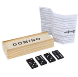 Dominoes Game 28 Piece Double Six Domino Set Kid Travel Box Childrens Party Game