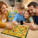 Snakes and Ladders Family Board Game Classic Kids Fun Party Game 2-6 Players