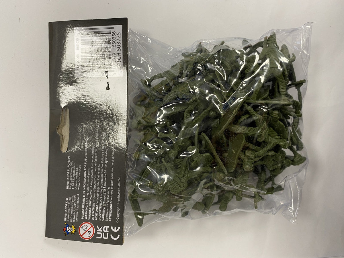 50x Toy Soldiers Green Plastic Soldier Figures Army Men for Boys Birthday Gift