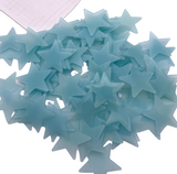 Glow In The Dark Stars 200 Blue Luminous Stick On Space Ceiling Wall Sticker