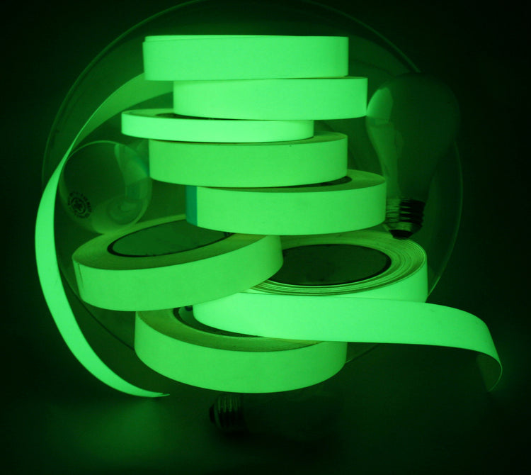 Glow In The Dark Sticky Tape Self Adhesive Luminous Safety Film Sticker Roll
