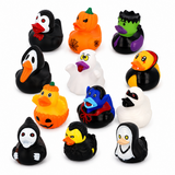 Halloween Rubber Ducks Pack of 12 Spooky Bath Toys Party Bag Fillers Kids Prizes