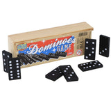 Dominoes Game 28 Piece Double Six Domino Set Kid Travel Box Childrens Party Game