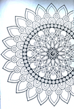 Mandalas Colouring Book A4 - Adult Anti Stress 48 Page Book To Relax Mind Gift
