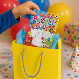 Kids Mini Puzzle Activity Book With Colouring Pencils Party Bag Filler 1-96 Pack
