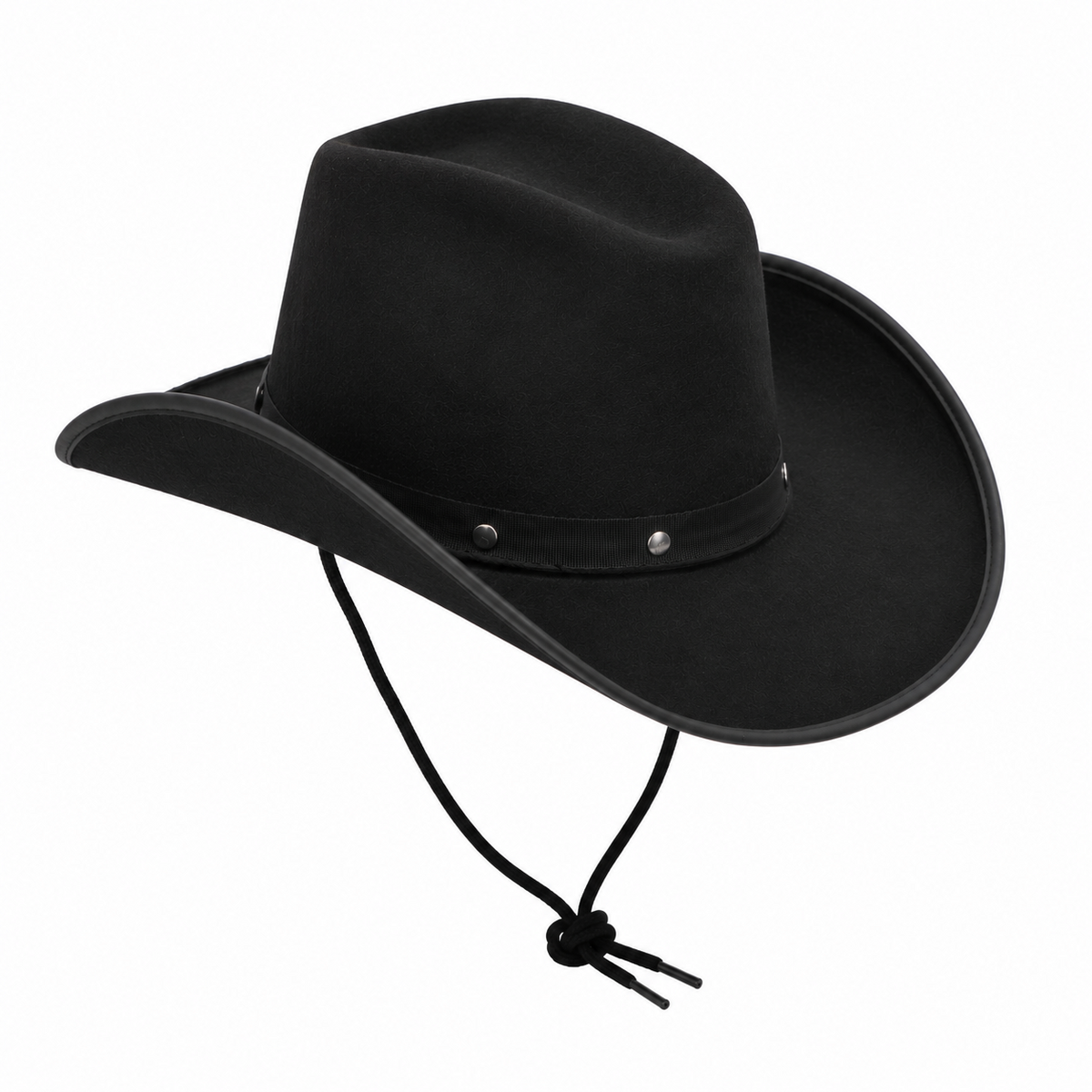 Black Cowboy Hat Western Fancy Dress Party Festival Cowboy Cowgirl Accessory