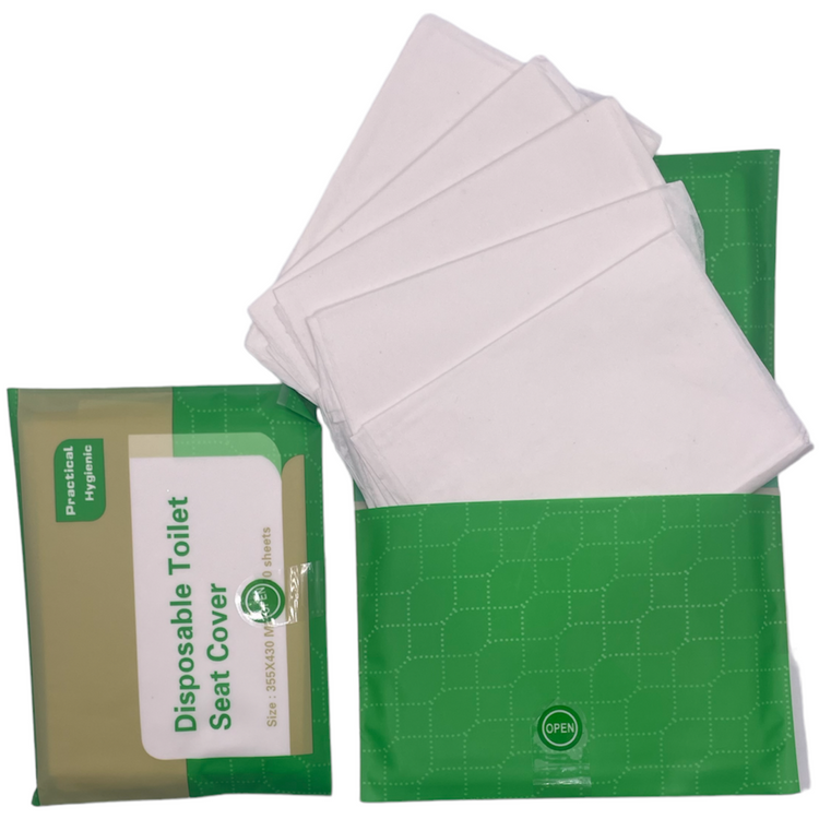 20 Disposable Toilet Seat Covers Camping Festival Paper Holiday Travel Essential