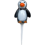 Penguin Christmas Cake Topper Pack of 12 Yule Log Cupcake Mini Xmas Decoration