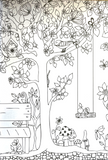 Garden Colouring Book A4 - Adult Anti Stress 48 Page Book For Relaxing Mind Gift