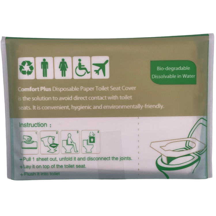 20 Disposable Toilet Seat Covers Camping Festival Paper Holiday Travel Essential