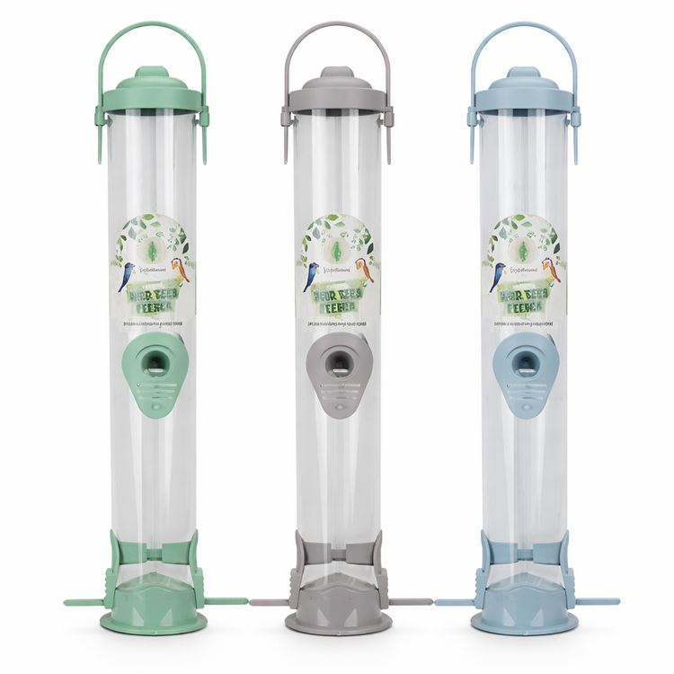 Large Seed Feeders For Birds Pack of 3 Wild Garden Feeding Station Gift Idea XL
