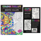 Sealife Colouring Book A4 - Adult Anti Stress 48 Page Book Relaxing Sea Animals