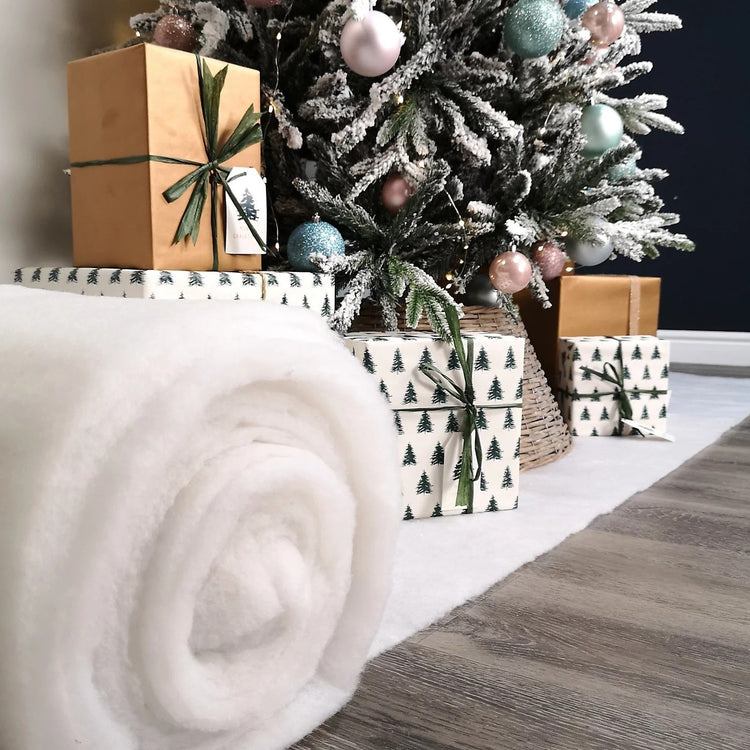 Fake Snow Blanket Artificial Nativity Village White Snow Christmas Decoration
