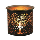 Tea Light Oil Burner Tree Heart Wax Melt Warmer Candle Holder Valentines Gift
