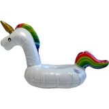 4 x Inflatable Unicorn Drink Holder Cup Can Hot Tub Float Swimming Pool Bath Toy