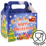 Christmas Treat Gift Box Kids Xmas Eve Party Food Lunch Children Boy Girl Boxes