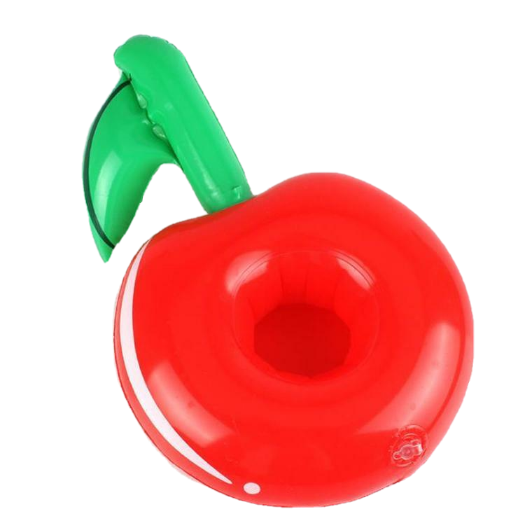 4x Inflatable Cherry Drink Holders Red Floating Cup Hot Tub Swimming Pool Party