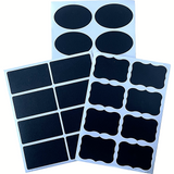 Jar Label Chalkboard Sticker Black Board Kitchen Food Storage Tub Marker Idea