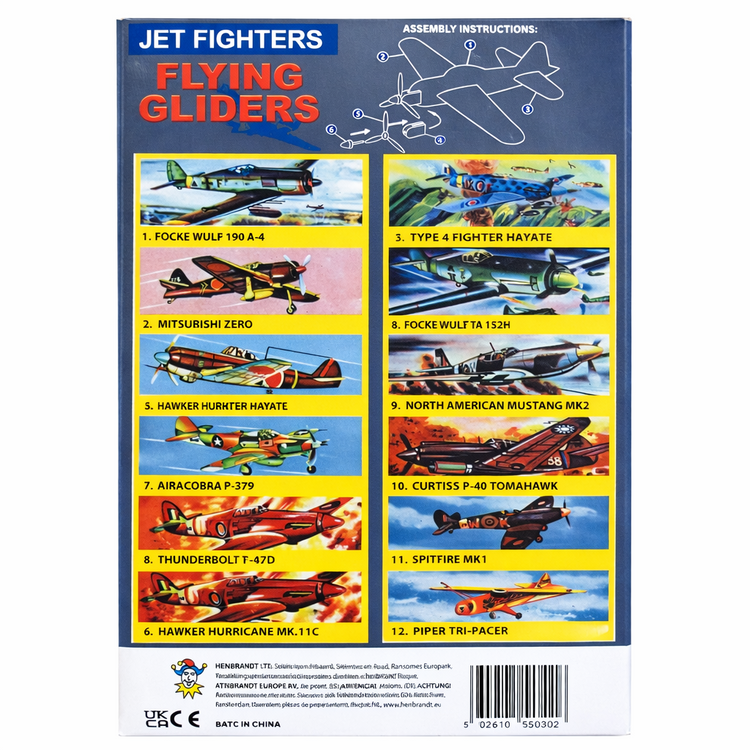 Flying Glider Plane Toy For Boys Birthday Party Bag Filler For Kids Jet Fighters