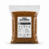 Dried Mealworms Premium Wild Bird Food High Protein Garden Bird Treat Natural