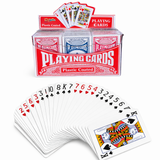 Playing Cards 1-24 Packs Deck of Quality Plastic Coated Professional Poker Game