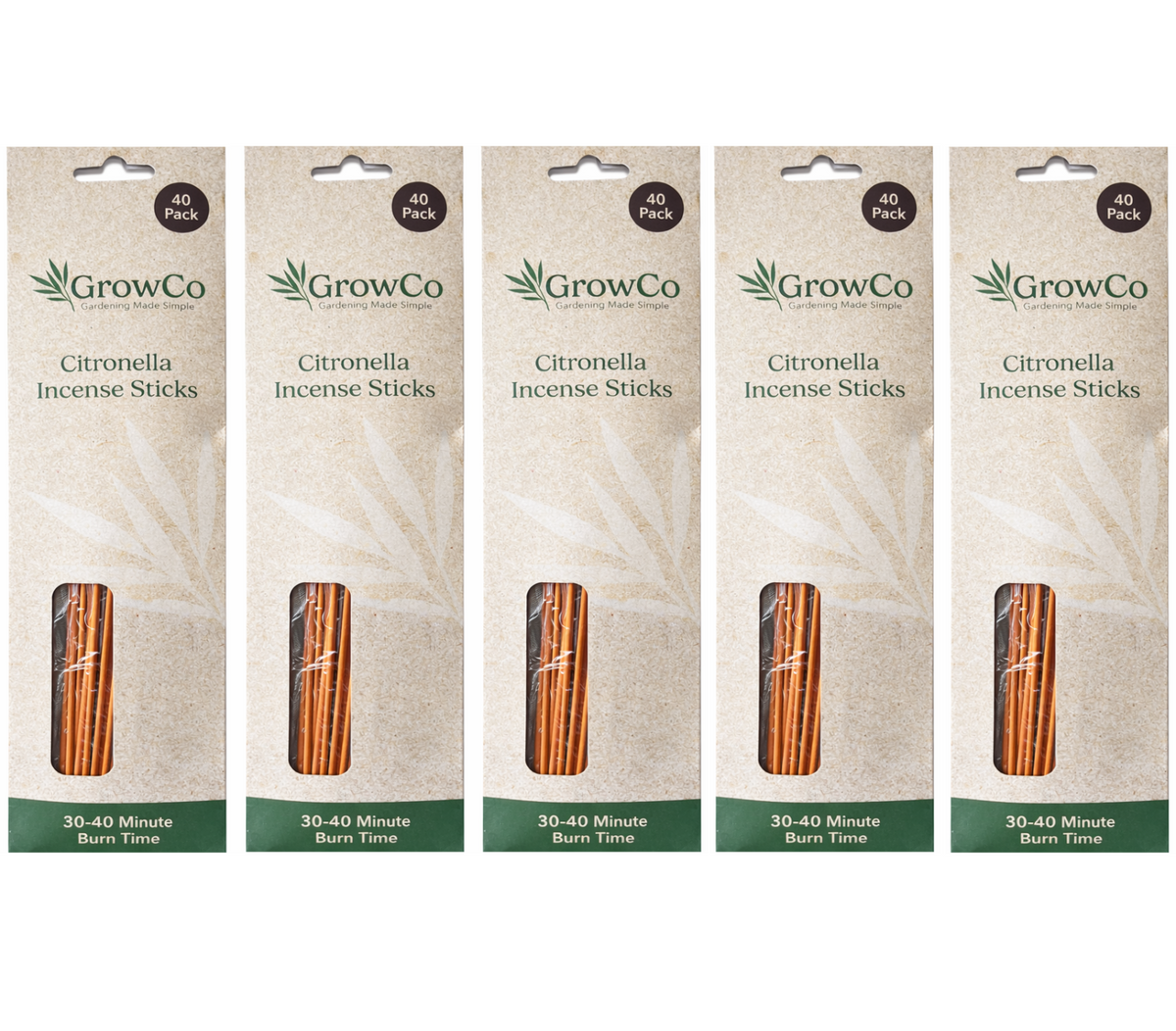 200 Citronella Incense Sticks - Patio Garden Outdoor Insect Fly Repellent Candle