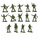 50x Toy Soldiers Green Plastic Soldier Figures Army Men for Boys Birthday Gift