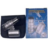 Mini 60X Pocket Microscope Hydroponic Garden Plant Bud Pest Magnifier LED Light