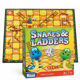 Snakes and Ladders Family Board Game Classic Kids Fun Party Game 2-6 Players
