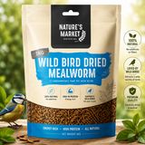 2kg Dried Mealworms for Wild Birds Premium Natural High Protein Garden Bird Feed