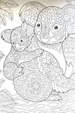 Animal Colouring Book A4 - Adult Anti Stress 48 Page Book For Relaxing Mind Gift