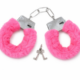 Fluffy Furry Handcuffs Pink Fancy Dress Hen Stag Night Girls Party Role Play Toy