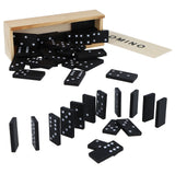 Dominoes Game 28 Piece Double Six Domino Set Kid Travel Box Childrens Party Game