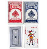Playing Cards 1-24 Packs Deck of Quality Plastic Coated Professional Poker Game