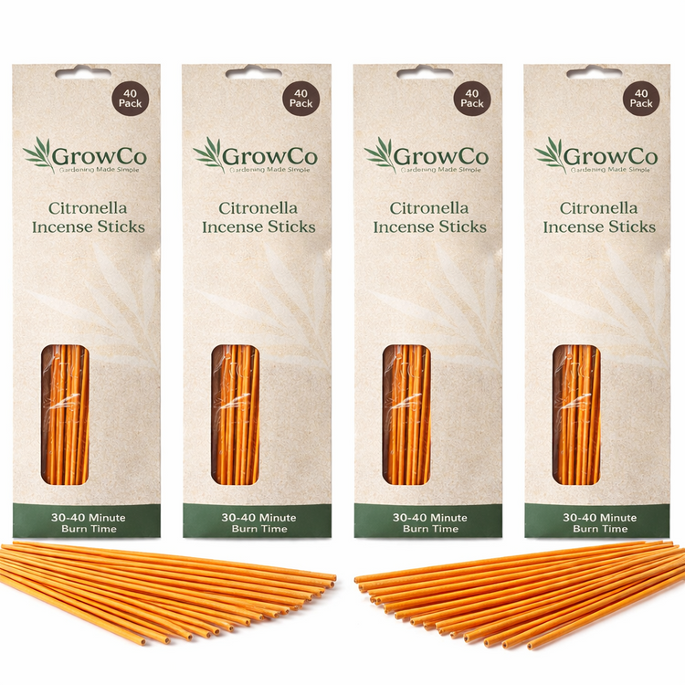 160 Citronella Incense Sticks - Patio Garden Outdoor Insect Fly Repellent Candle