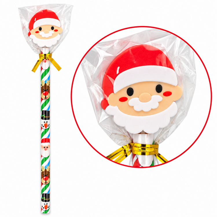 Christmas Pencils with Erasers 1-96 Xmas Party Bag Stocking Fillers for Kids