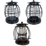 Metal Bird Fatball Feeder with Squirrel Guard Hanging Suet Food Feed Station