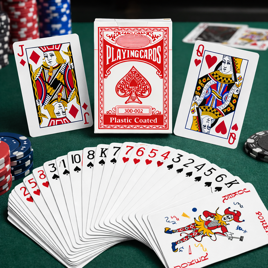 Playing Cards 1-24 Packs Deck of Quality Plastic Coated Professional Poker Game