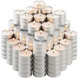 Tea Light Candles White Unscented Wax Quality 4 Hour Burn Time Pick pack size