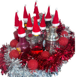 Christmas Hat Table Decoration Bottle Topper Hats Mini Xmas Tree Decoration Gift