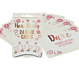 Hen Party Dare Cards Novelty Hen Do Party Game Fun Girls Night Out Gift Idea