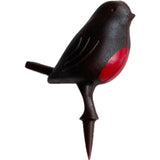 6pc Christmas Cake Topper Decoration Set Robin Santa Snowman Fir Tree Yule Log